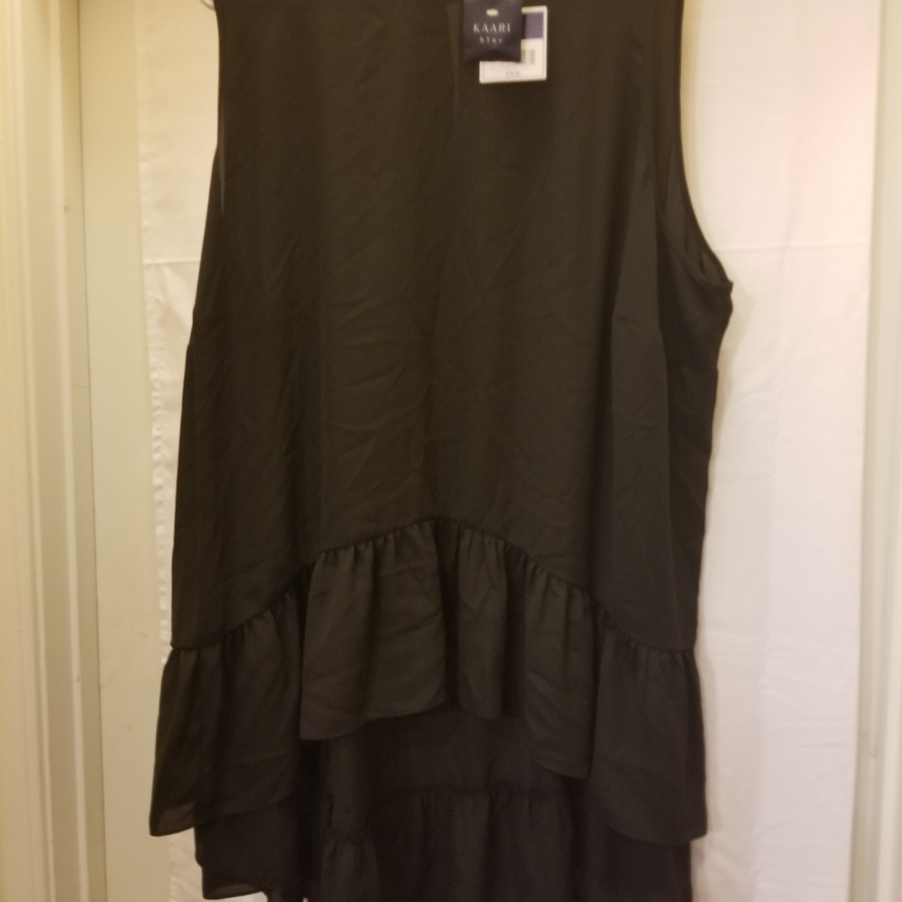 NWT Kaari Blue Women's Blouse 3x